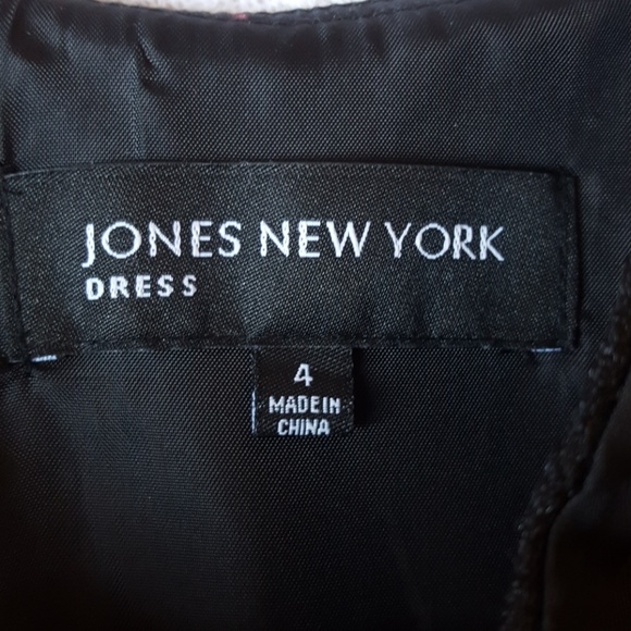 Jones New York black floral print dress - Picture 7 of 7